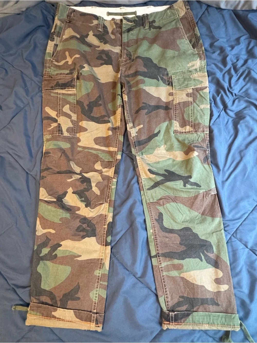 Ralph Lauren Men's Camouflage Cargo Pants - Green/Brown